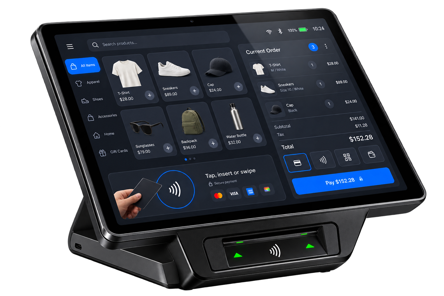 Portable handheld POS machine